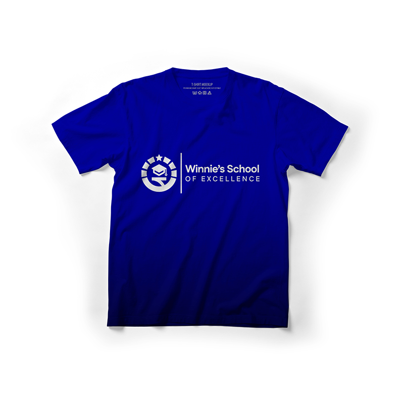 Blue double shade t-shirt