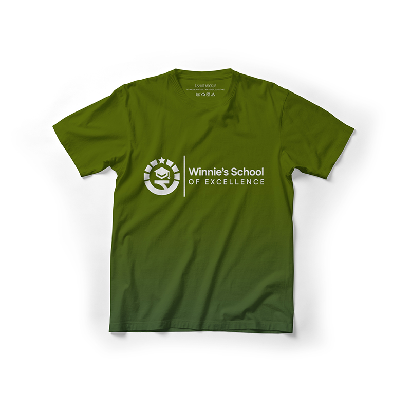Green double shade t-shirt